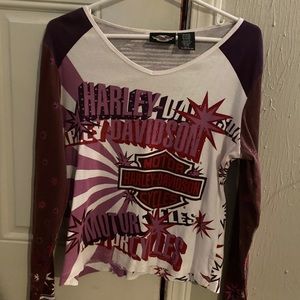 Woman’s Harley Davidson large long sleeved shirt